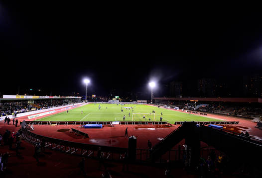 Rambergsvallen innan fotbollsmatchen i allsvenskan mellan
