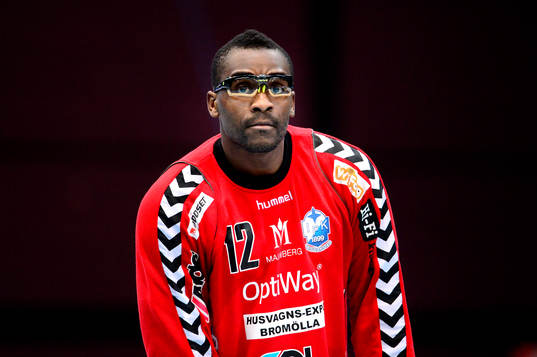 Kristianstads målvakt Herdeiro Lucau