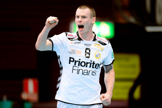 Redbergslids Tobias Johansson jublar
