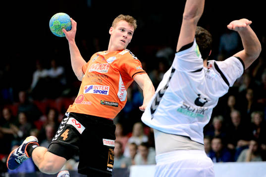 Kristianstads Markus Olsson letar skott