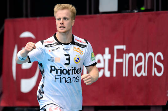 Redbergslids Tobias Östanbäck jublar
