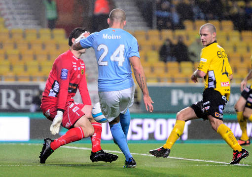 Malmös Guillermo Molins gör 0-2