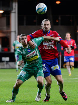 Ljungskiles James Sinclair och Örgrytes Emil Karlsson