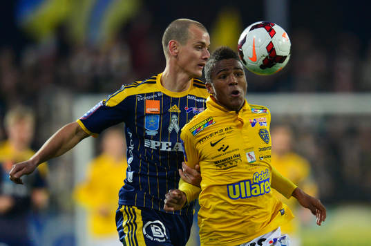 Falkenbergs Niclas Eliasson och Ängelholms Jakob Augustsson