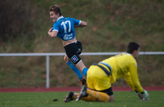 Halmstads Jacob Ling-Vannerus har gjort 2-1  i SM-finalen