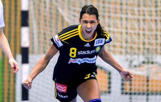 Sävehofs Jamina Roberts jublar