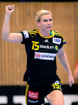Sävehofs Jenny Alm jublar