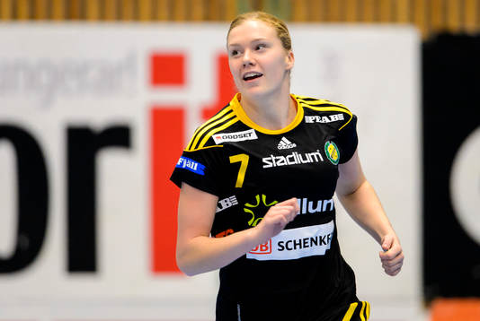 Sävehofs Johanna Forsberg jublar