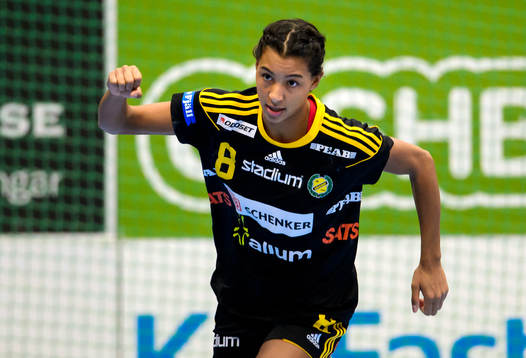 Sävehofs Jamina Roberts jublar