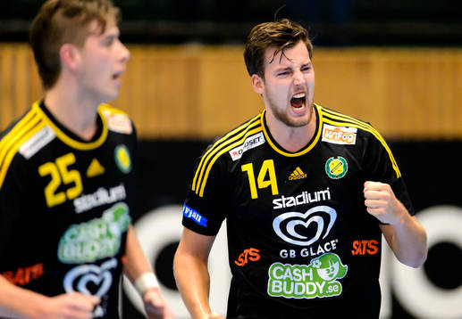 Sävehofs Mattias Thynell jublar