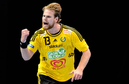Sävehofs Oskar Ysander jublar
