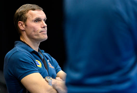 Redbergslids tränare Johan Eklund deppar