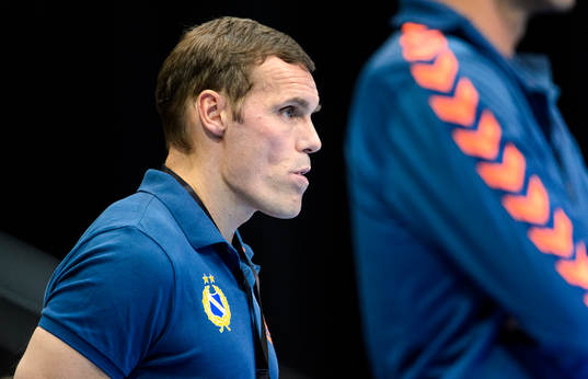 Redbergslids tränare Johan Eklund deppar