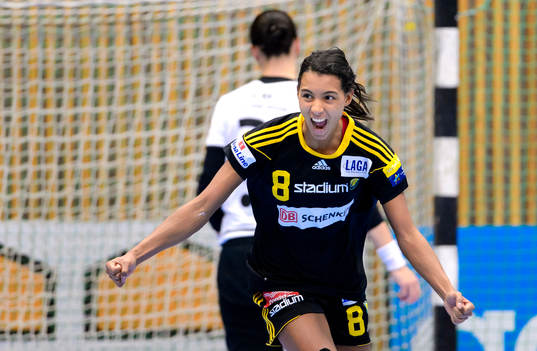 Sävehofs Jamina Roberts jublar