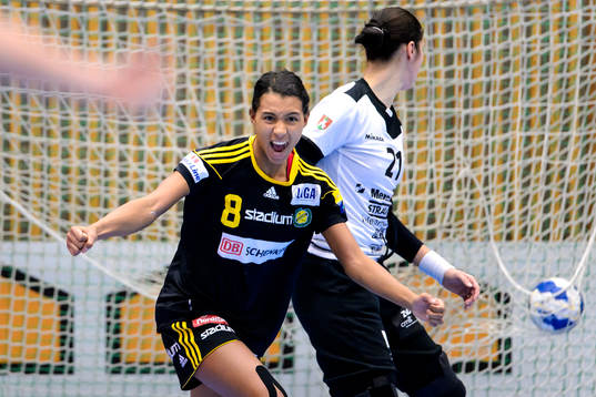Sävehofs Jamina Roberts jublar