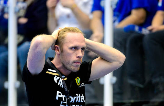 Hammarbys tränare Kalle Matsson deppar