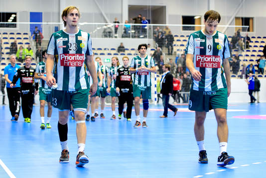 Hammarbys Richard Hanisch och Nils Pettersson deppar