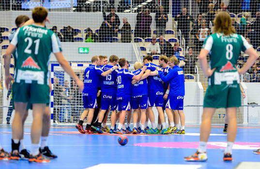 Hammarbyspelarna tittar på när Alingsås firar