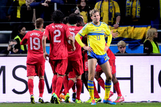 Sveriges Mikael Antonsson deppar