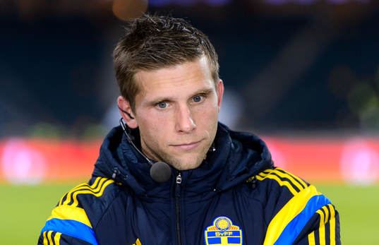 Sveriges Anders Svensson blir intervjuad av TV4