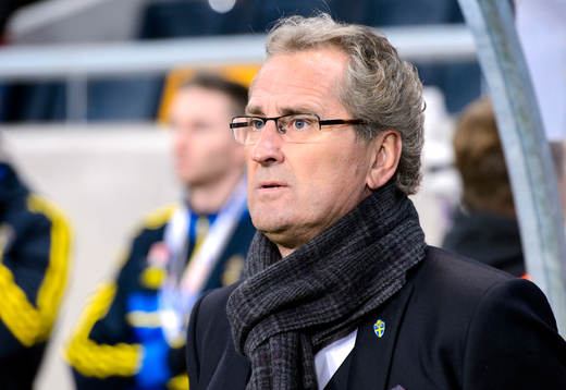 Sveriges förbundskapten Erik Hamrén