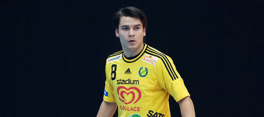 Sävehofs Daniel Wikensten  i elitseriematchen i handboll