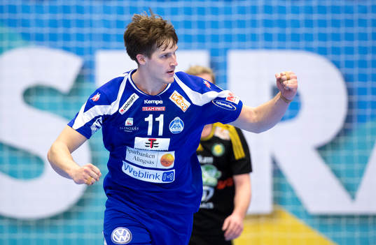 Alingsås Fredrik Teern jublar