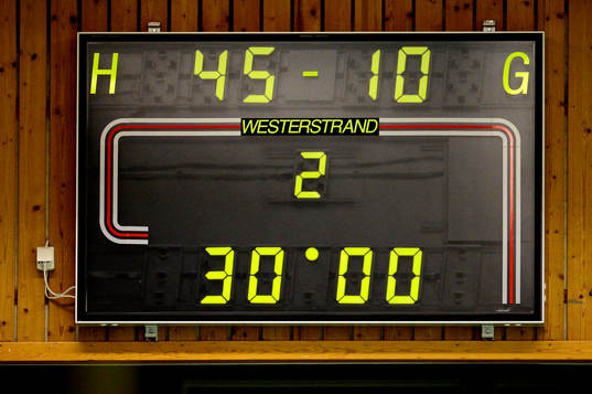 45-10 blir slutresultatet i handbollsmatchen i damernas