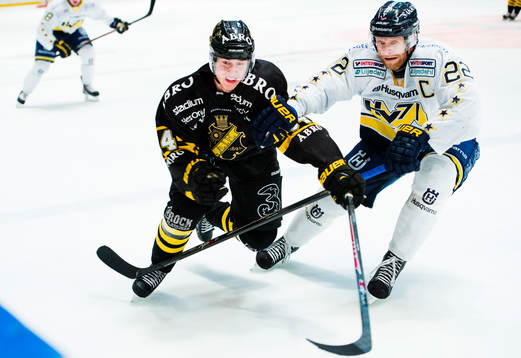 s Michael Lindqvist mot HV71:s  David Petrasek