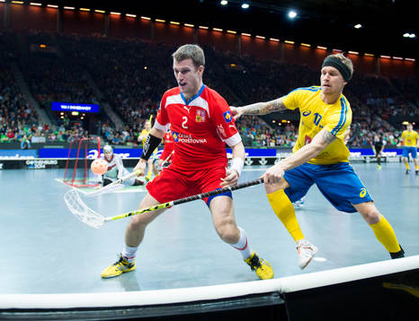 Tjeckiens Ales Jakubek och Sveriges Rasmus Enström