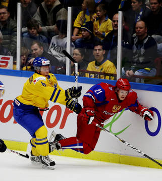 Sveriges Jesper Pettersson och Rysslands Alexander Barabanov