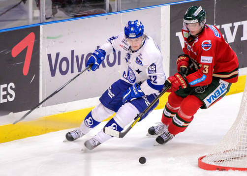 Leksands Martin Grönberg och Frölundas Oliver Bohm