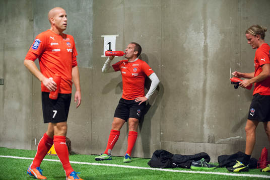Helsingborgs veteraner Mattias Lindström och Christoffer