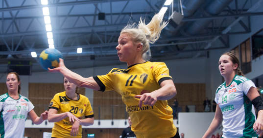 Eslövs Ida Kellokoski Adamsson i matchen i damernas