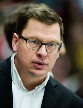 Björklövens tränare Jens Öhman