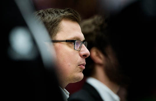 Björklövens tränare Jens Öhman