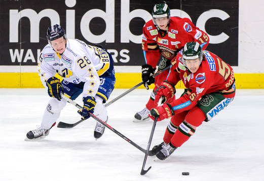 s Anton Bengtsson, Frölundas John Klingberg och Mats