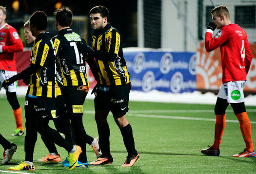 Häckens Moestafa El Kabir kvitterade till 1-1