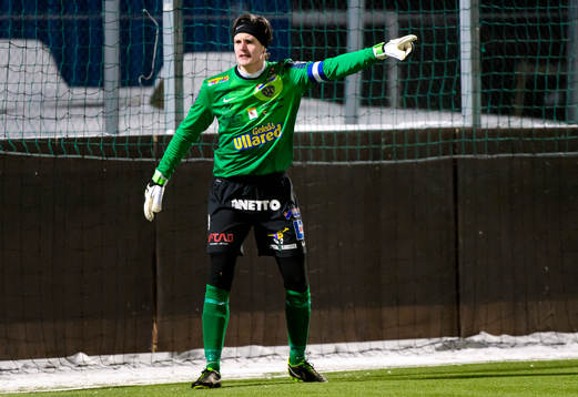 Falkenbergs målvakt Otto Martler