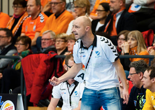 Skövdes  tränare Peter Johansson