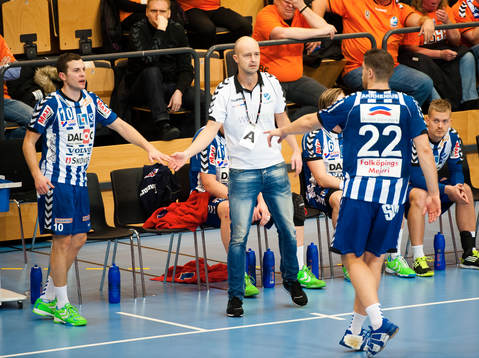 Skövdes  tränare Peter Johansson