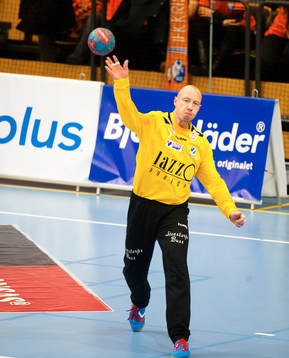 Skövdes  målvakt Robert Lechte