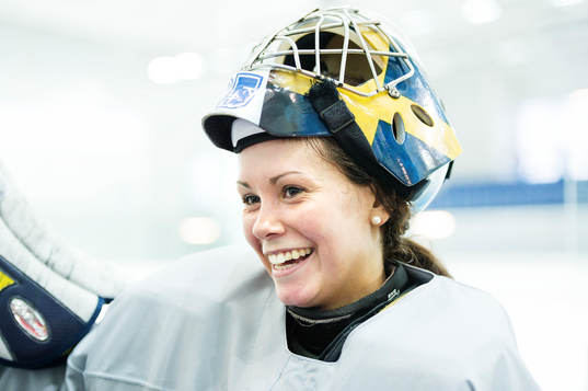 Sveriges målvakt Valentina Wallner