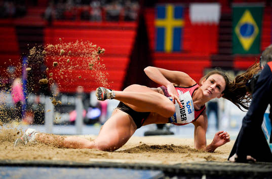 Erica Jarder, Sverige i damernas längdhopp