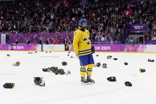 Sveriges Lina Bäcklin deppar