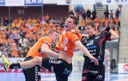 Kristianstads Markus Olsson i matchen i elitserien mellan