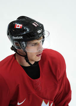 Sidney Crosby på Kanadas ishockeylandslags träning