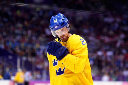 Sveriges Daniel Sedin deppar