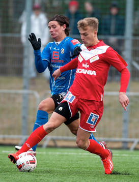 Halmstads  Marcus Antonsson och Jens Jakobsson