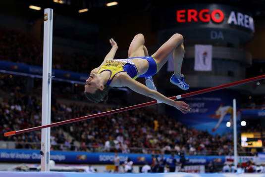 Sveriges Emma Green Tregaro tog ingen medalj i höjdhopp, i
